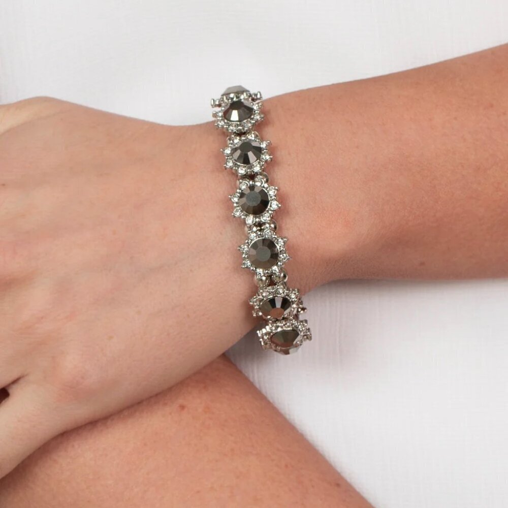 Paparazzi Jewelry - Prismatic Palace - Silver Bracelet - Vintage